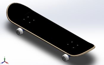 Skateboard solidworks Model