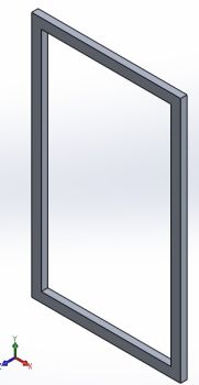 Slide frame Solidworks model