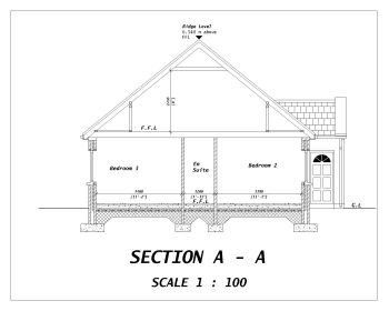 Small House CAD Section .dwg-AA