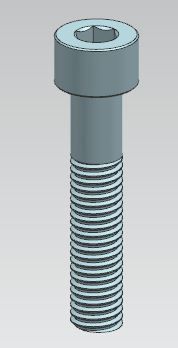 Cabeça de soquete M8 x 1,25 mm Rosca parcial com 40 mm de comprimento