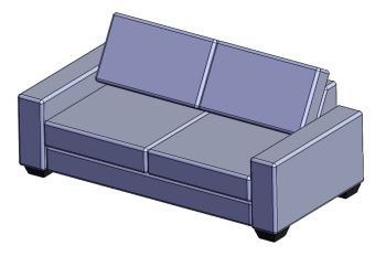 Sofa-2 solidworks