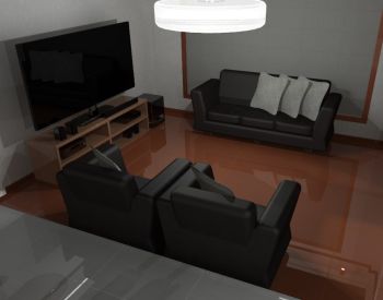 Sofa Set with Home theater