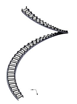 Spiral Stair-4 solidworks