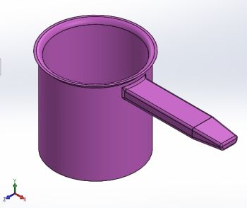 Spoon Solidworks model