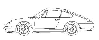 Sport Car-2 AutoCAD
