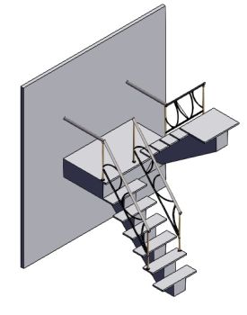 Stair-8 solidworks