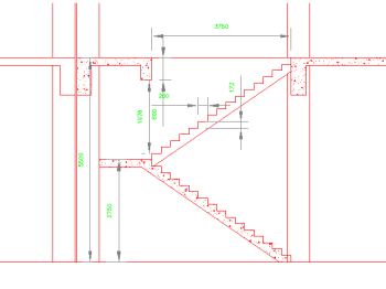 Stair Elevation .dwg drawing