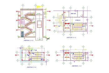 Stair Plan & Section Details dwg. 