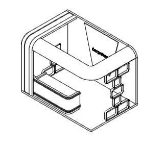 Stall design isometric.dwg drawing