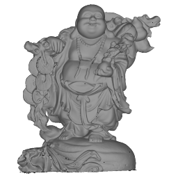 Standing Maitreya Buddha Statue with Big Belly Laughing And Cloth Bag skp