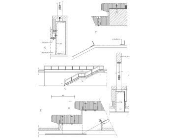 Steel Structure Staircase Detailed Drawing .dwg_2