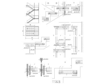 Steel Structure Staircase Detailed Drawing .dwg_4