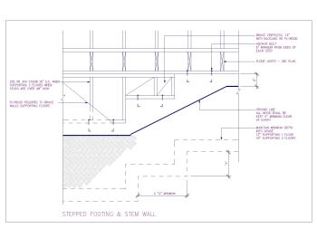 Stepped Footing & Stem Wall .dwg