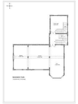 Stylish Villa House Design Basement plan .dwg_1