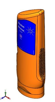 Sunscreen Lotion Bottle solidworks