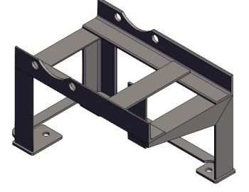 Support Structure Solidworks Model