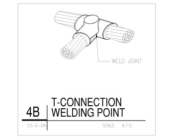 T-Connection Welding Point .dwg
