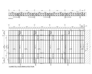 TOLL PLAZA TRUSS PLAN＆SECTION.dwg