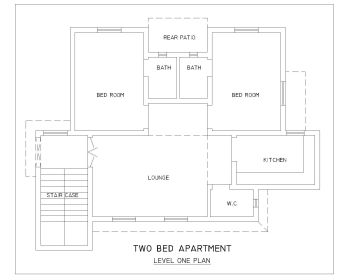 Two Bed Apartment Design_2 .dwg