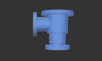 T Valve in solidworks
