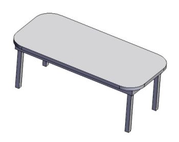 Table-1 Solidworks Model