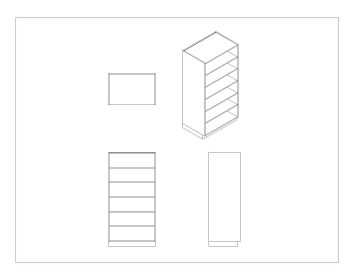 Tall Cabinet Design for Cloths .dwg-4