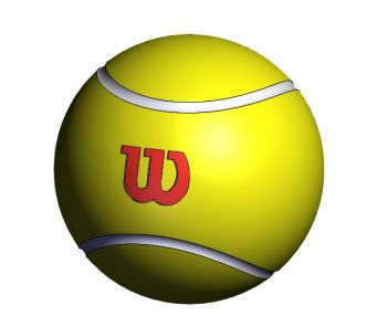 Tennis Ball Solidworks model