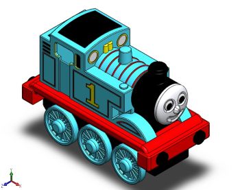 Thomas Train solidworks Model