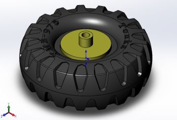 Tire Assembly solidworks Model