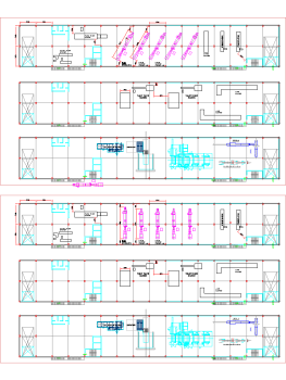 Tissue Converting machine Layout .dwg drawing
