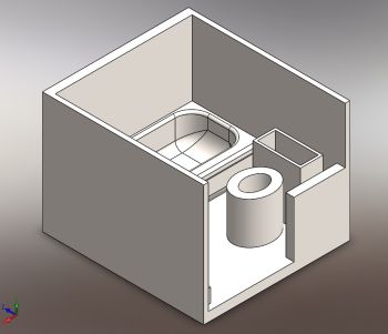 Toilet Room Solidworks model