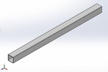 Top support horizontal pipe for CNC Router Machine Solidworks model