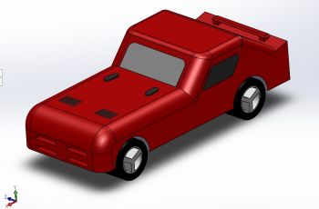 Toy Car solidworks