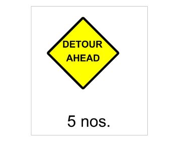 Traffic Diversion for Detour Area Sign Boards .dwg-24