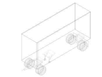 Trucks & Wagon in 3D .dwg_13