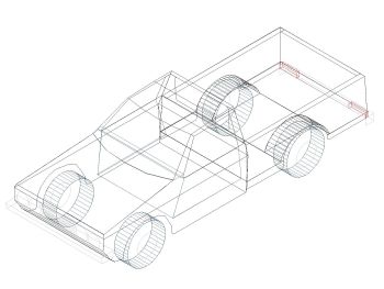 Trucks & Wagon in 3D .dwg_17
