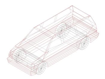 Trucks & Wagon in 3D .dwg_22
