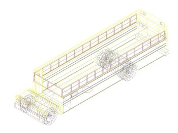 Trucks & Wagon in 3D .dwg_23