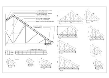 Trusses with Metal Details .dwg