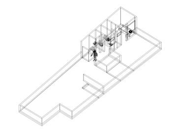 Two Story House 3D View .dwg_8
