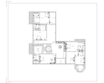 UAE Private Villa House Design First Floor Plan .dwg