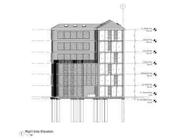 UK Multistoried House Design Elevation .dwg _3