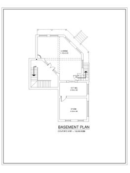 UK Private Villa House Design Basement Plan .dwg