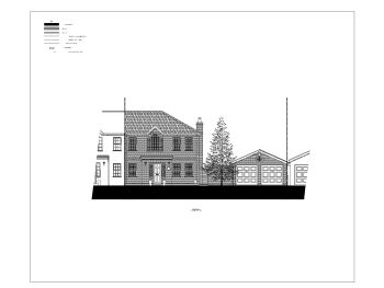 UK Villa House Design Type 2 Elevation .dwg-1