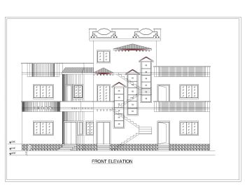 USA_2D Multistory Elevations Commercial Building .dwg-16