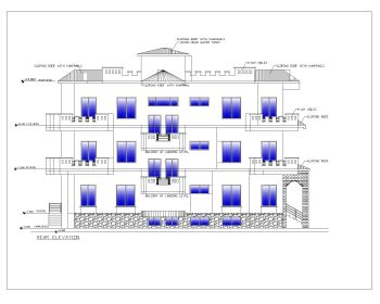 USA_2D Multistory Elevations Commercial Building .dwg-28