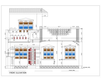USA_2D Multistory Elevations Commercial Building .dwg-45