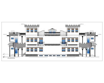 USA_2D Multistory Elevations Commercial Building .dwg-70
