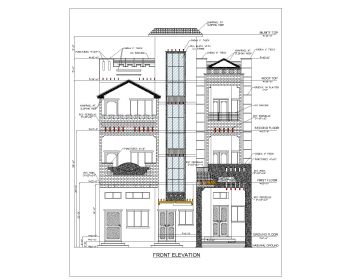 USA_2D Multistory Elevations Commercial Building .dwg-82