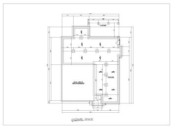 USA Smart House Design Crawl Space Plan .dwg